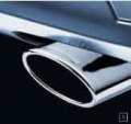 AMG tailpipes, oval, set of 2